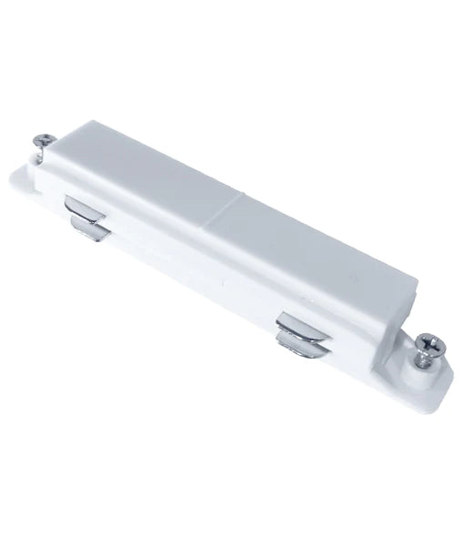 CLA 3 Wire 1 Circuit Universal Tracks, Connectors, End Cap & Live End Accessories White - TRK1WH - CLA Lighting