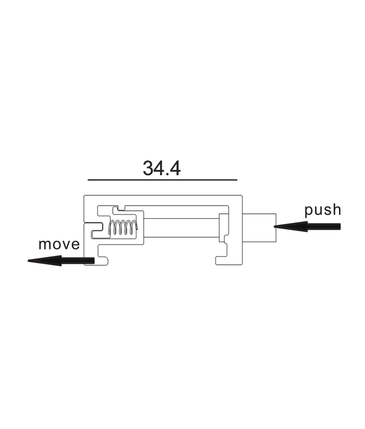 CLA 4 Wire 3 Circuit Ceiling Kits Track Accessories Black - TRK3BLCEILKIT1, TRK3BLCEILKIT2- CLA Lighting