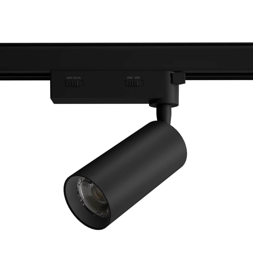 SAL UNITREK SLIMLINE LED Track Lights Tri- Black/ White 10/28W 240V IP20- STR9015/DC