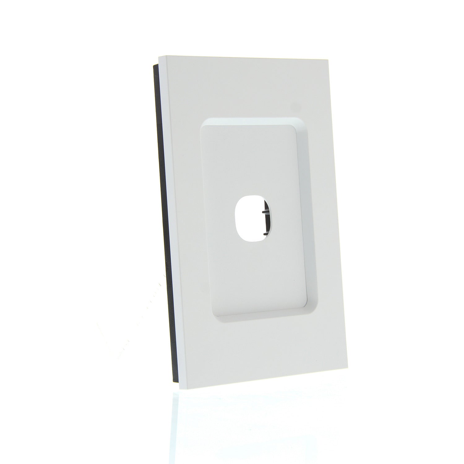 Clipsal Grid and Cover, Saturn Zen, 1 Gang Black/ White- Z4031VH-ZB, Z4031VH-ZW