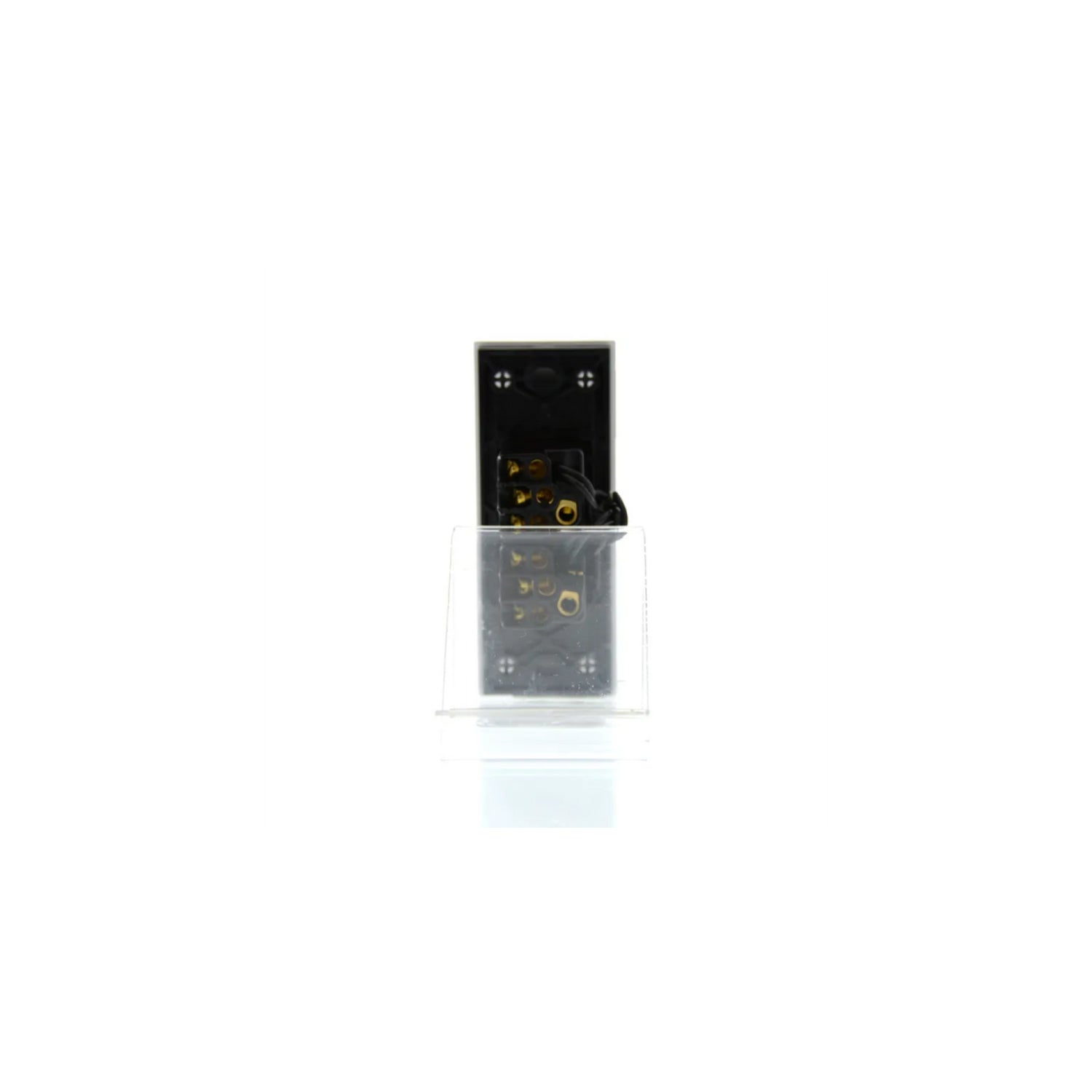 Clipsal Push Button Architrave Switch, Saturn Zen, LED Architrave, 2 Gang, Black/ White 250V- Z4062AL-ZB
