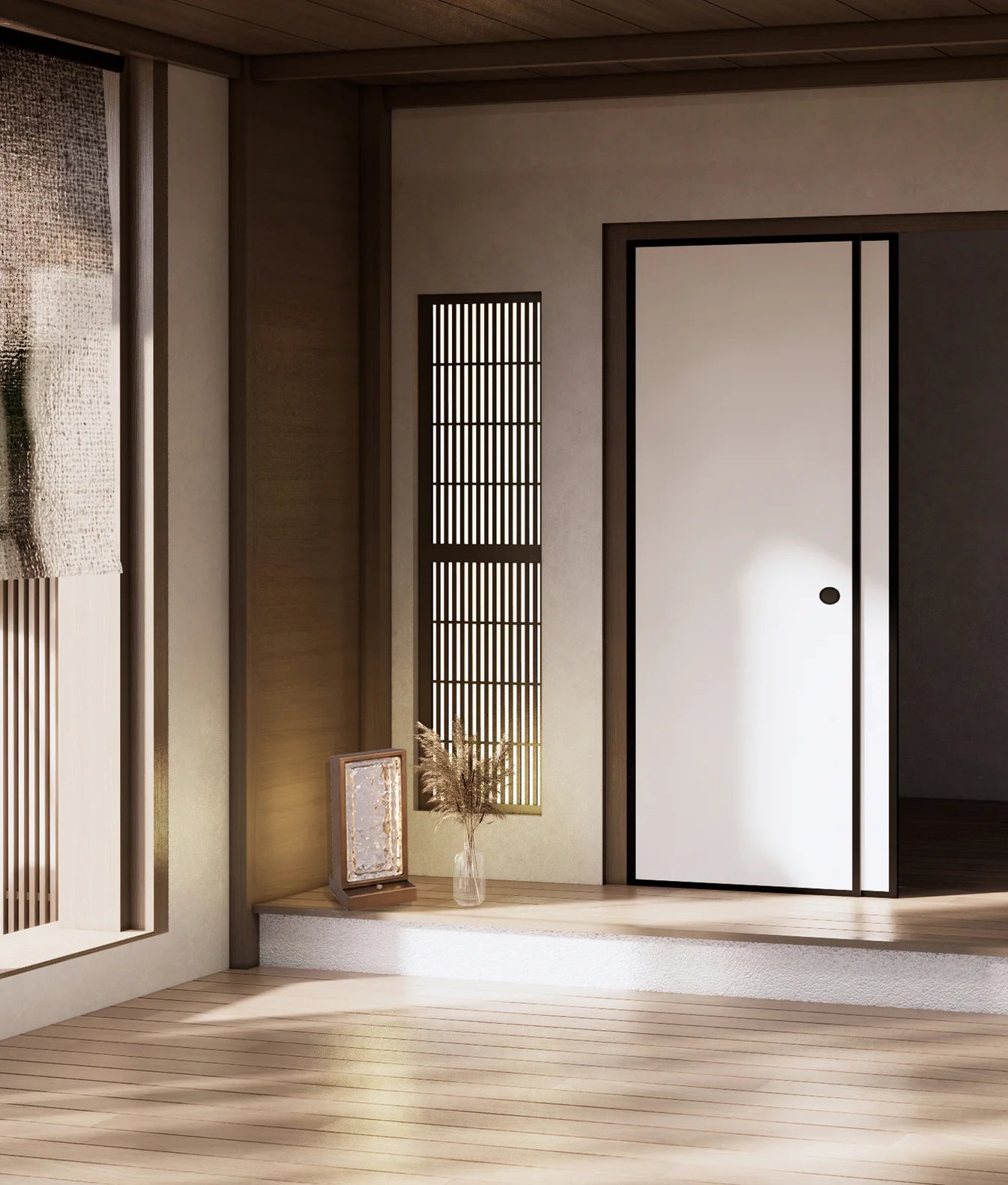CLA ZEIGEL: LED Rectangular Textured Ice Glass Diffuser Table and Floor Lamps 3000K Satin Black/ Antique Brass 8W 240V IP20- ZEIGEL-T1, ZEIGEL-T2