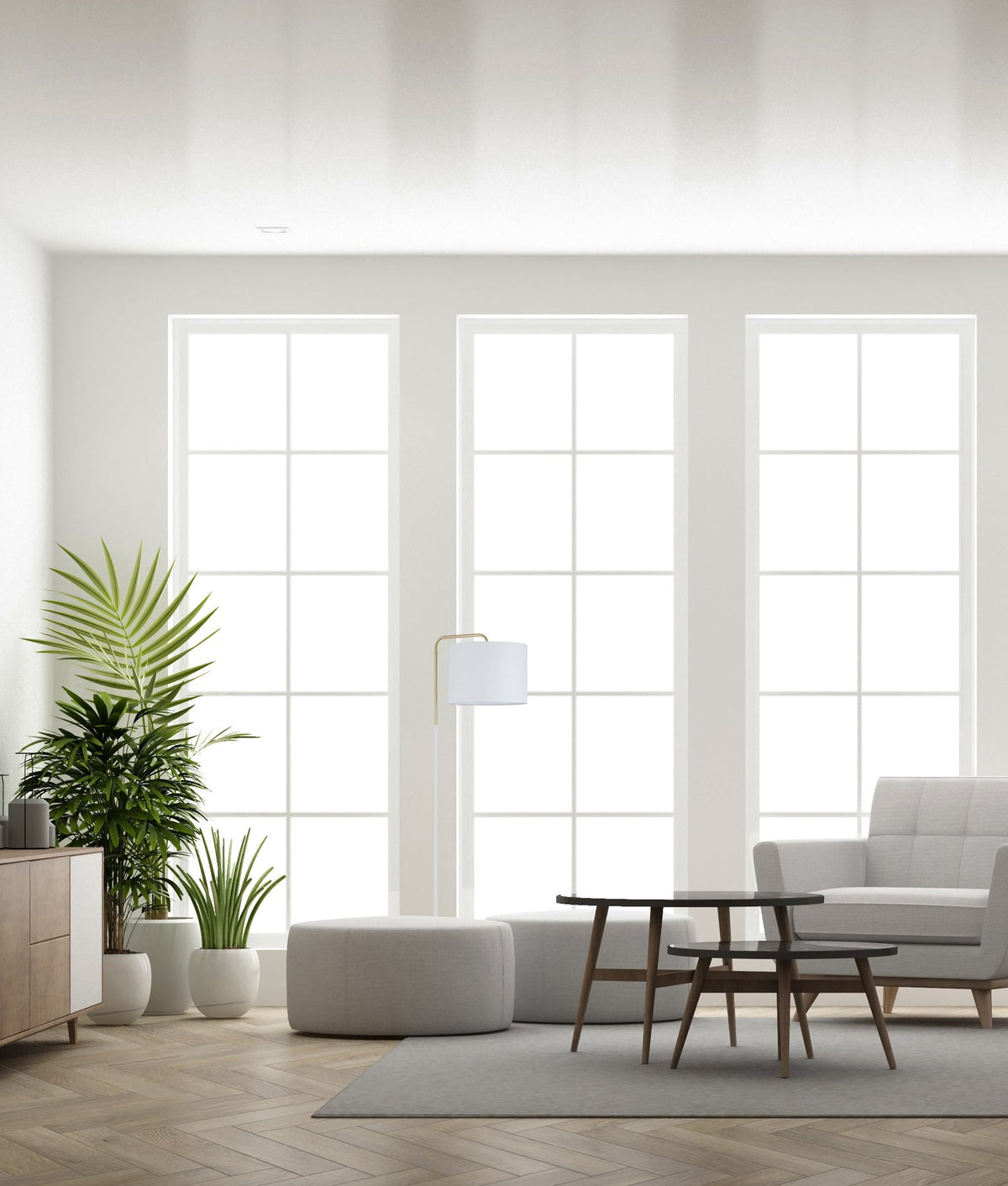 CLA ARRIBA white floor lamp room setting