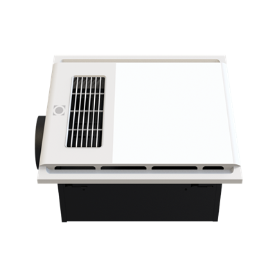 Domus HEATCORE 4 IN 1 Retrofit Bathroom Heater White/ Black 240V- 56024, 56024