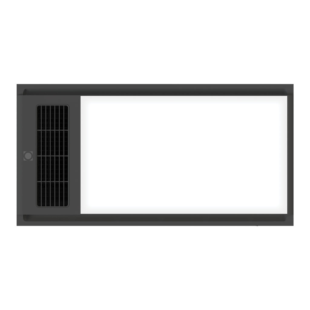 Domus TROPIX 4 IN 1 STANDARD Slimline Bathroom Heater Tri- White/ Black 240V- 56017, 56018