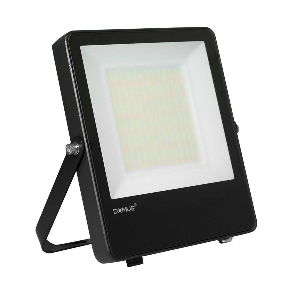 Domus Blaze-Pro Flex and Plug LED Floodlight Tri- Black/ White 50/75/100W 240V IP66 - 19918, 19919