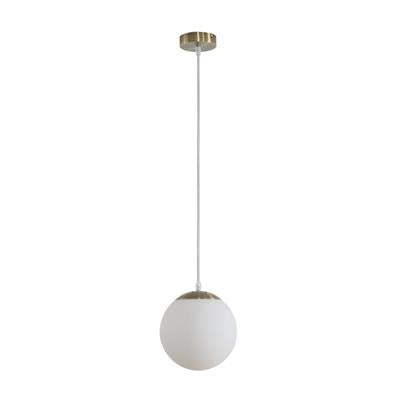 Domus Bubble-200 Dimmable Opal Ball Interior Pendant Antique Brass/ Black/ White/ Chrome/ Rose Gold/ Satin Brass/ Satin Chrome 240V IP20 - BUBBLE