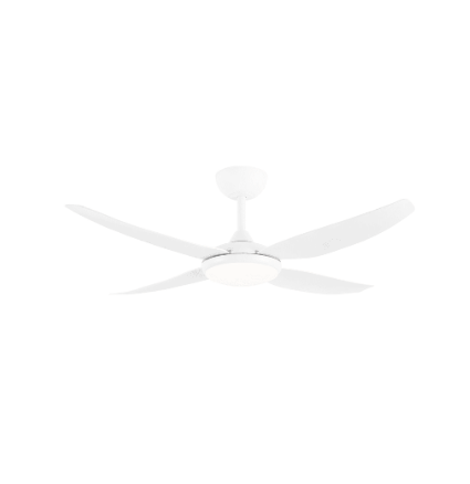 Brilliant AMARI 52in with LED Light 4 Blade Ceiling Fan Tri- Matt Black/ Matt White 35W 240V - 21721/05, 21721/06