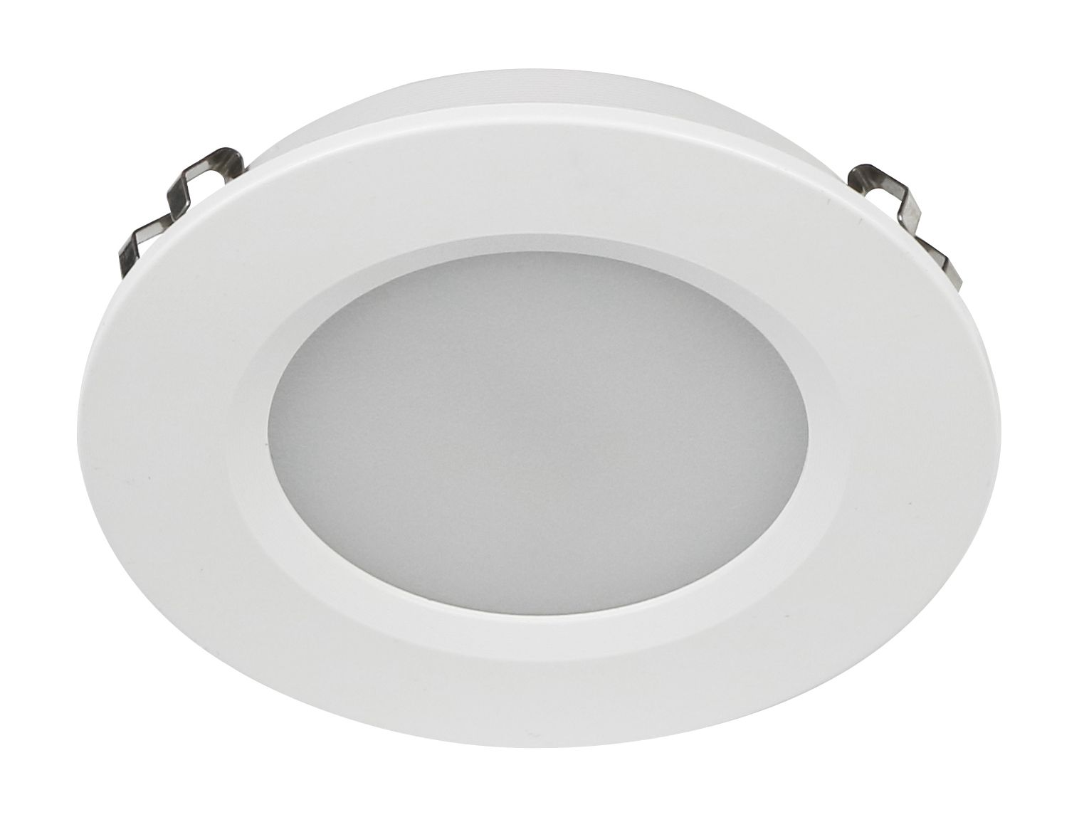 CLA UB1 3W white 12V cabinet light recessed installation view