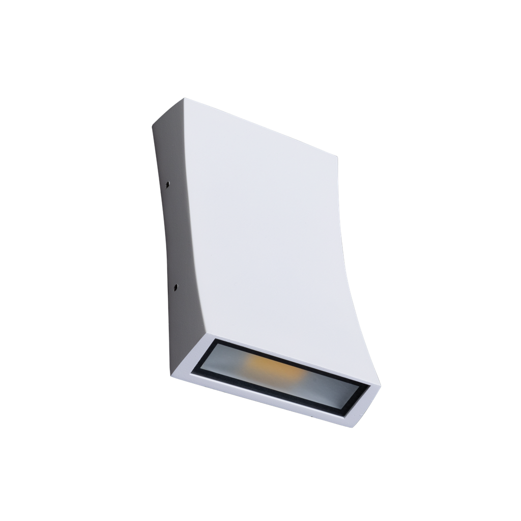Domus DENT-2-WB LED Wall Light Tri - Black / White 2x6W 240V IP54 - 19011, 19012 - Domus Lighting
