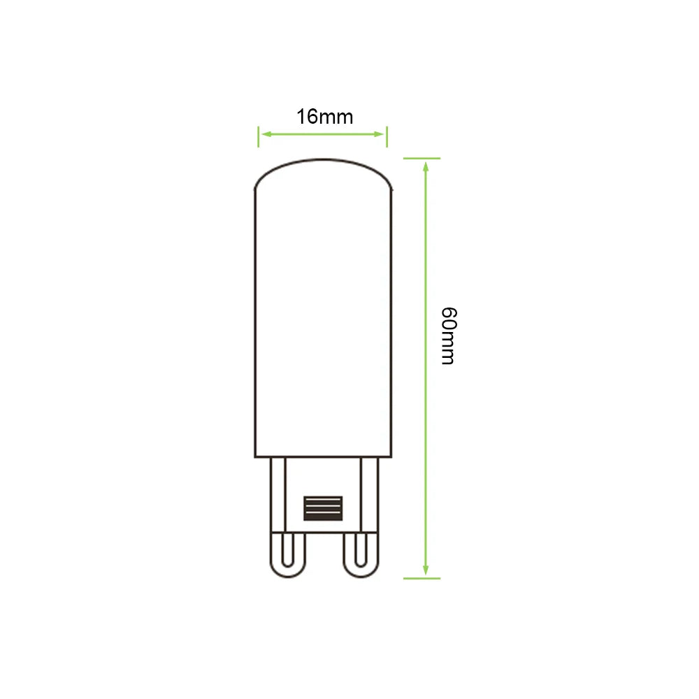 Azoogi G9 LED Lamps and Globes 2700K 6000K 3W 240V IP20- G9_01, G9_02