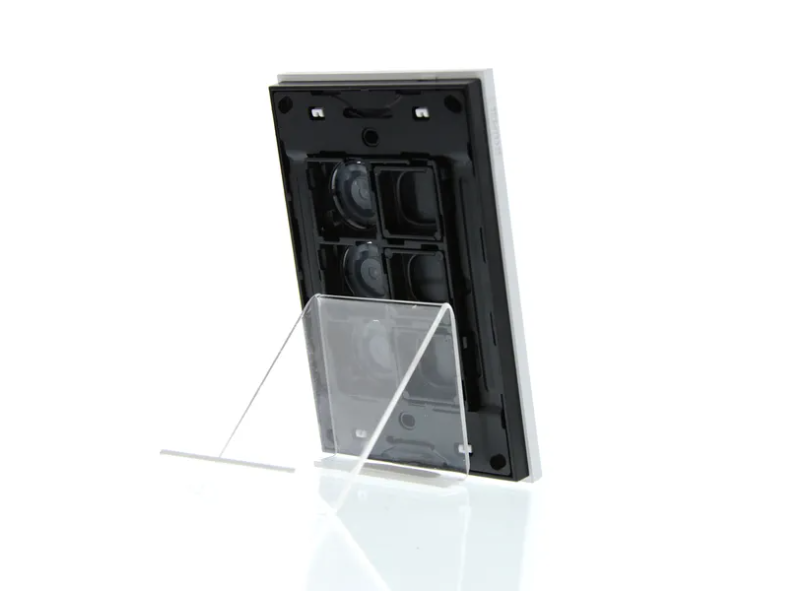 Clipsal Grid and Cover, Saturn Zen, 3 Gang Black/ White- Z4063VH-ZB, Z4063VH-ZW