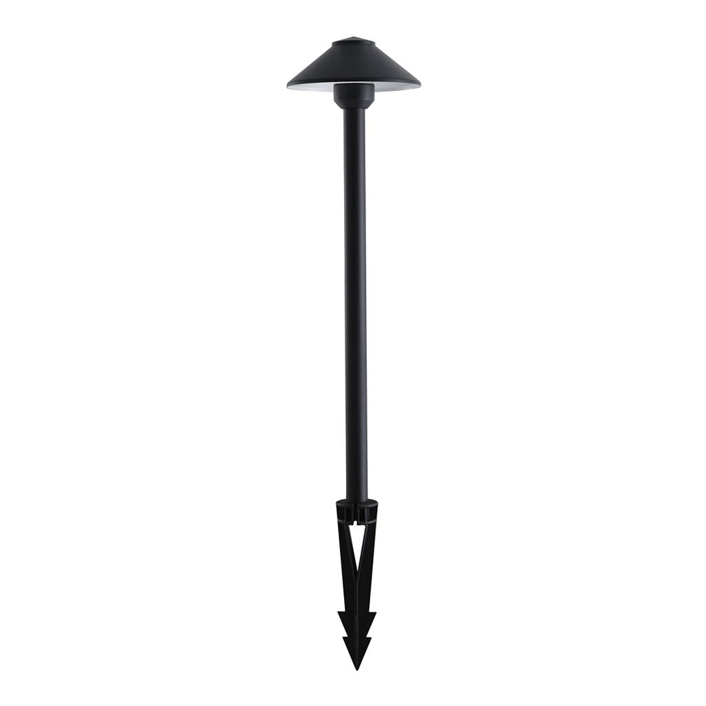 Domus DUSK 450mm Medium Head Path Garden Spike Light Tri- Bronze/ Black 4W 12V IP65 - 19101, 19109