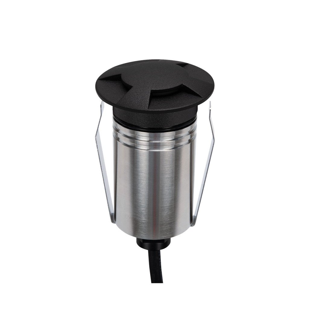 Domus EMIT 55 10127 black recessed body and fascia view