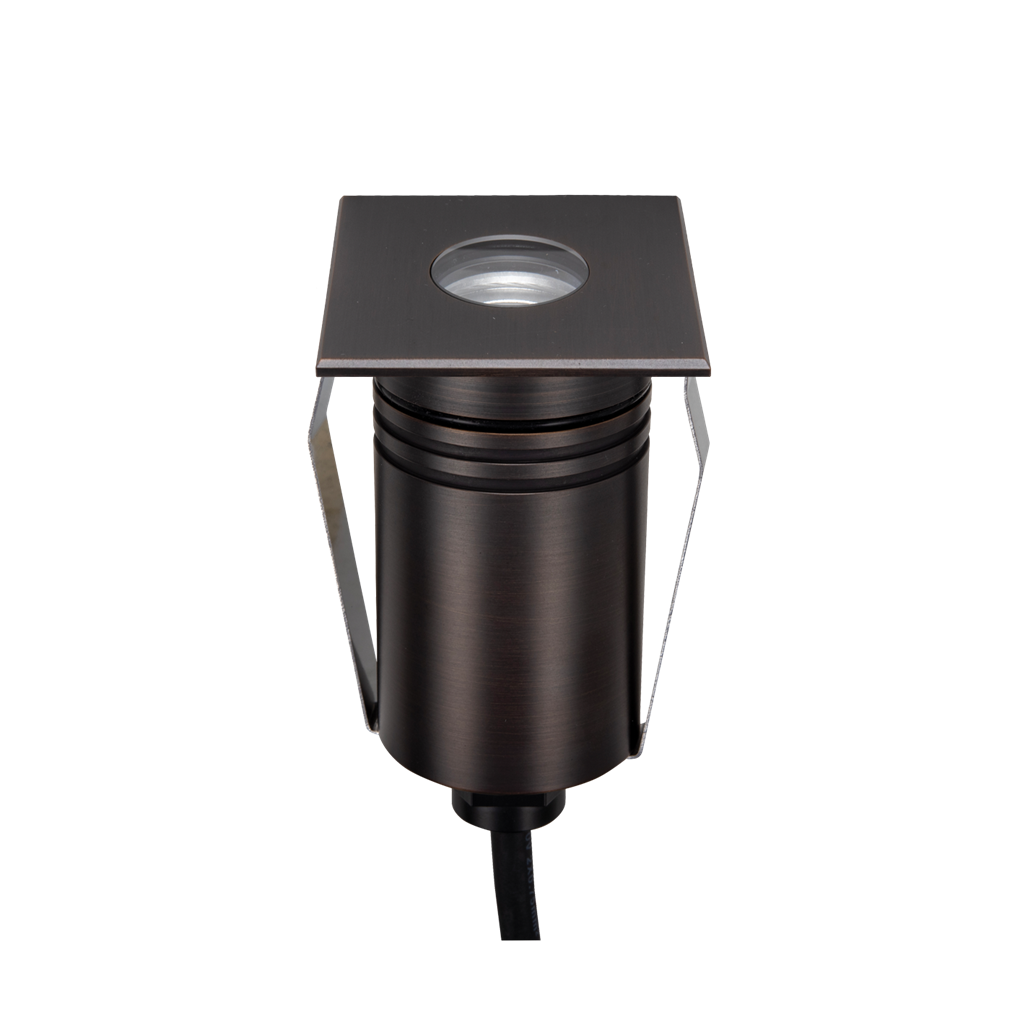 Domus EMIT 36° Inground Up Lights and Deck Lights Tri- Antique Brass 2.5W 12/24V IP67- EMIT
