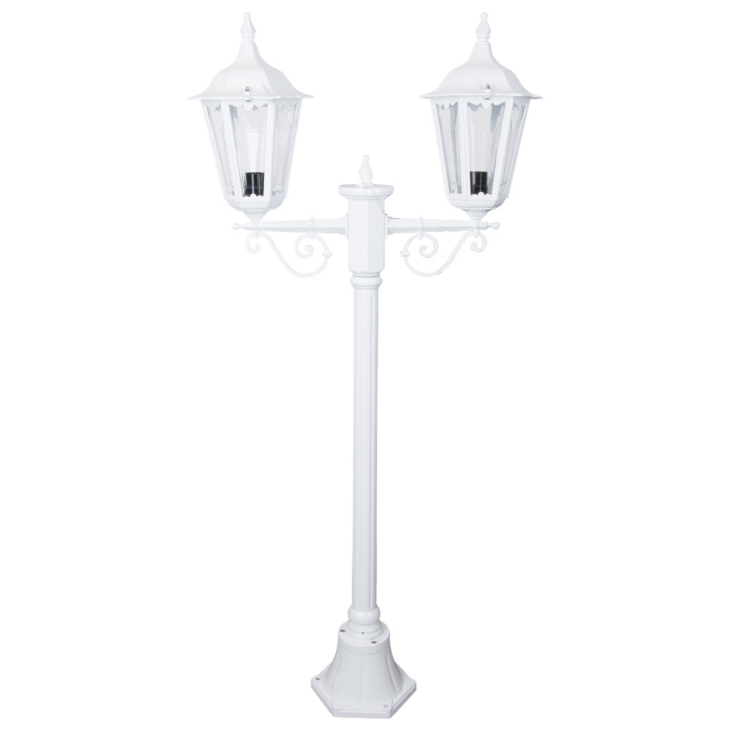 Domus CHESTER 2LT 1.49M Post LED Flood Light Beige/ Black/ Burgundy/ Green/ White IP43 - 14996, 14997, 14998, 14999, 15001