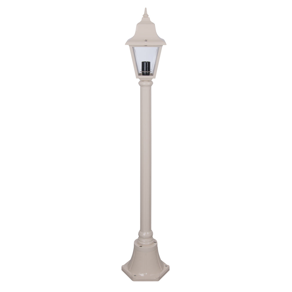 Domus PARIS 1LT 1.31M POSTLIGHT LED Flood Lights Beige/ Burgundy/ Black/ Green/ White IP43- PARIS