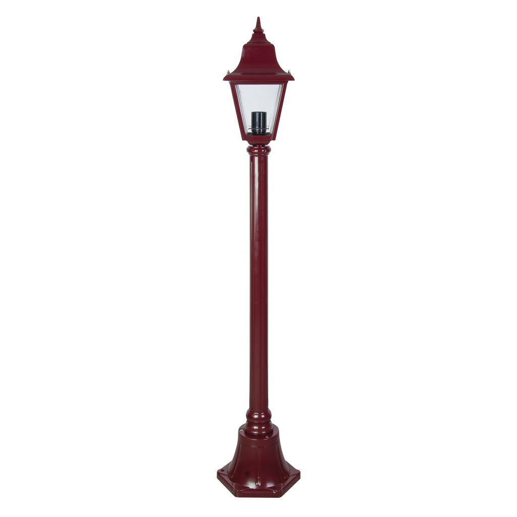 Domus PARIS 1LT 1.31M POSTLIGHT LED Flood Lights Beige/ Burgundy/ Black/ Green/ White IP43- PARIS