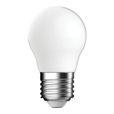 Domus Fancy Round G45 Dimmable E27 Filament Lamps and Globes 2700K 6500K Frosted 4.2W 240V IP64- 65857, 65858