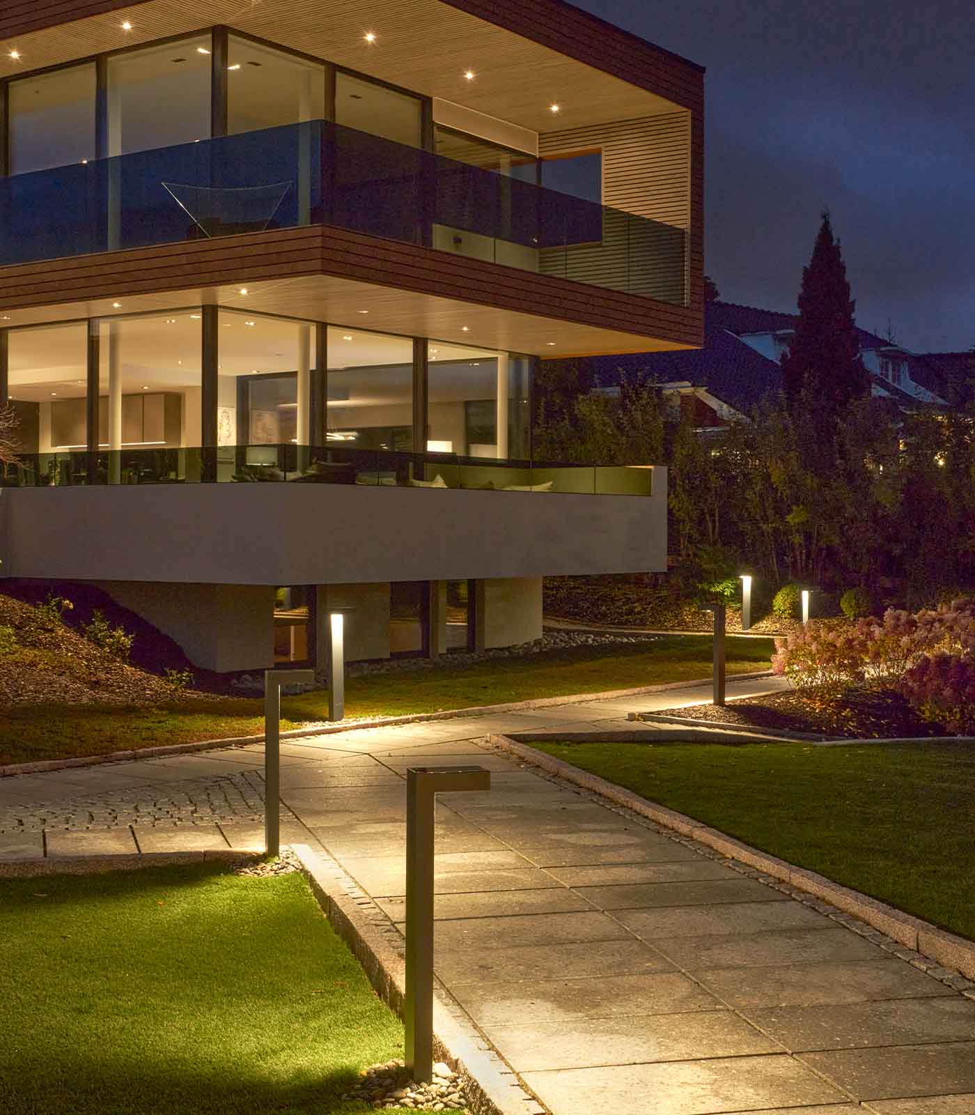 Norlys Asker LED Bollards 3000K Black/ Aluminium/ Graphite IP65 - NLYS.1311B, NLYS.1311AL, NLYS.1311GR