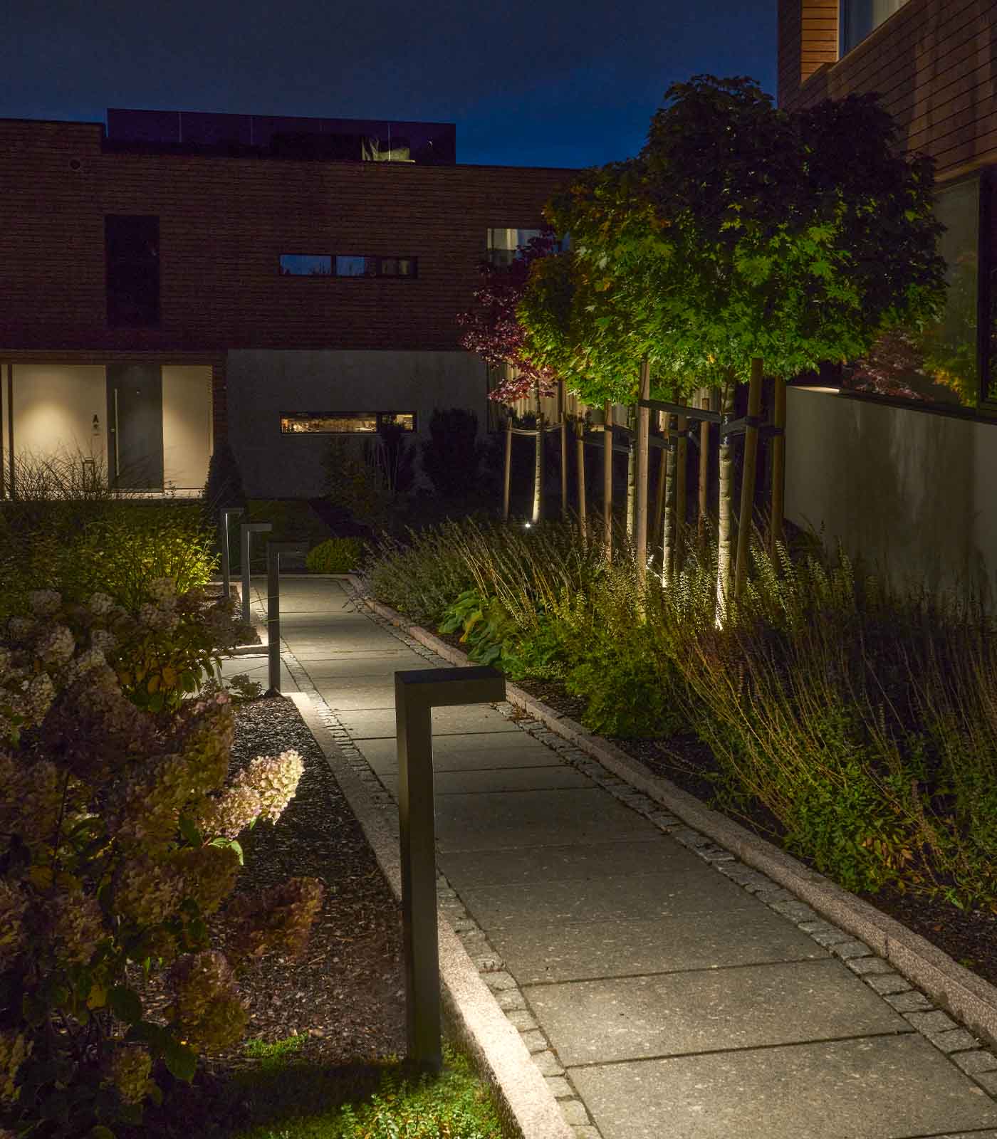 Norlys Asker LED Bollards 3000K Black/ Aluminium/ Graphite IP65 - NLYS.1311B, NLYS.1311AL, NLYS.1311GR