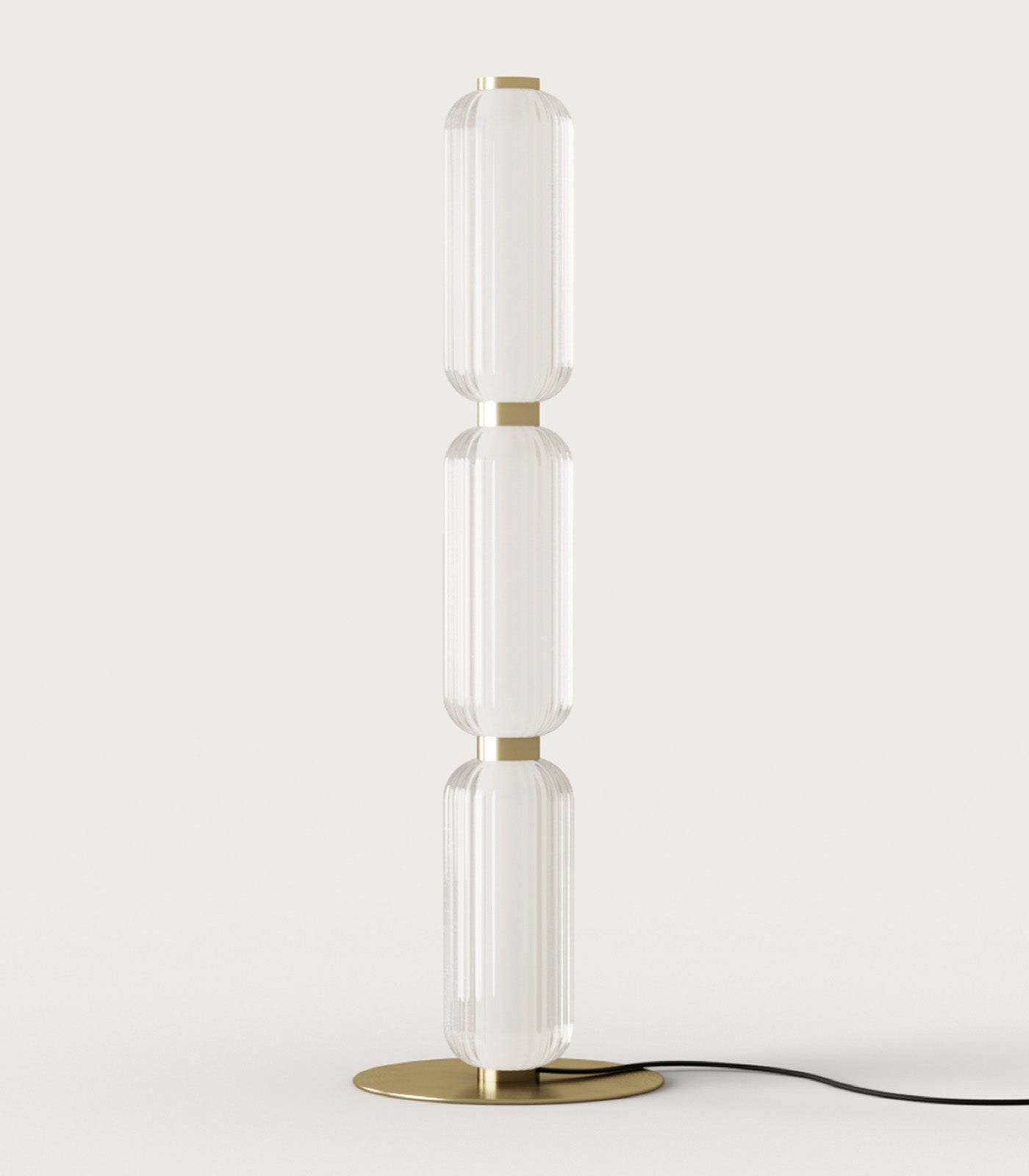 Aromas Elma Floor Lamp 2700K Antique Gold/ Matte Black 20W - ARO.P1312/ORO, ARO.P1312/NEG