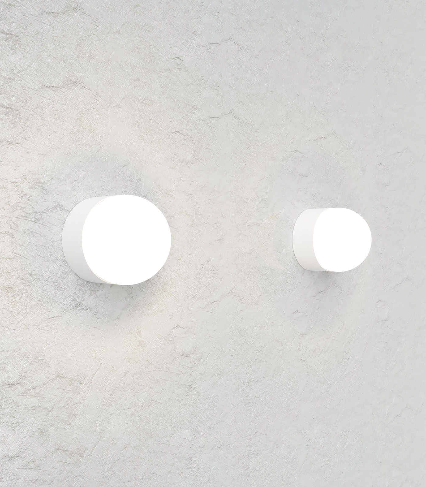 Lighting Republic Orb Sur Mini Interior Wall Light Old Brass / White / Iron IP44 - LR.i01.54e.S. + LR.i01.54M. + LR.A03.S.WH