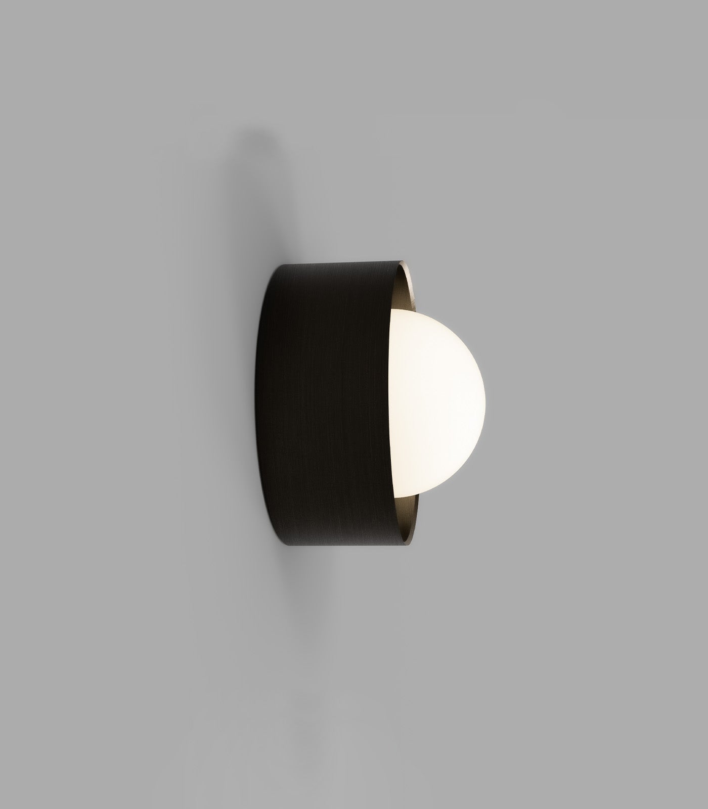 Lighting Republic Orb Sur Interior Wall Light Old Brass / Iron / White IP44 - LR.i01.54e.M. + LR.i01.54M. + LR.A03