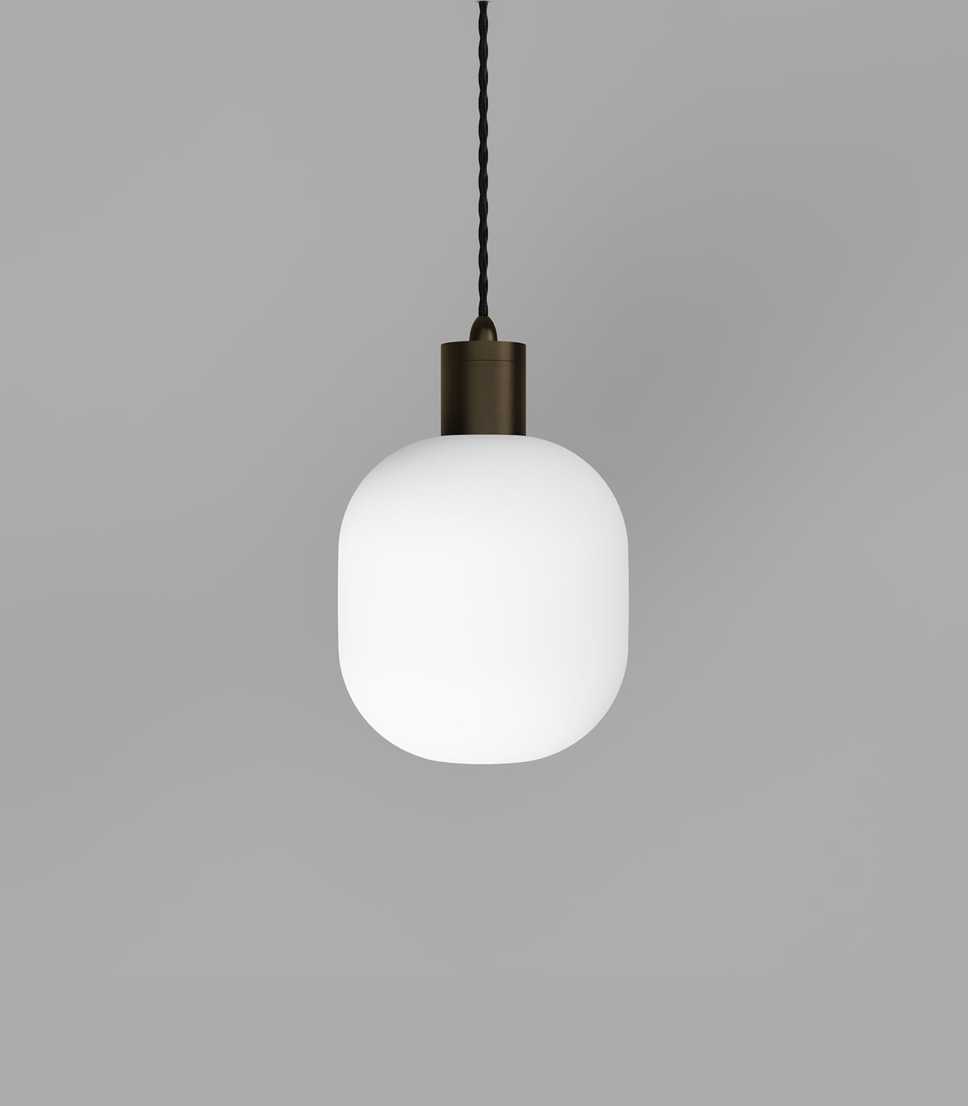 Lighting Republic Parlour Curve Interior Pendant Clear/ Smoked/ White - LR.i02.25. + LR.A01.006.