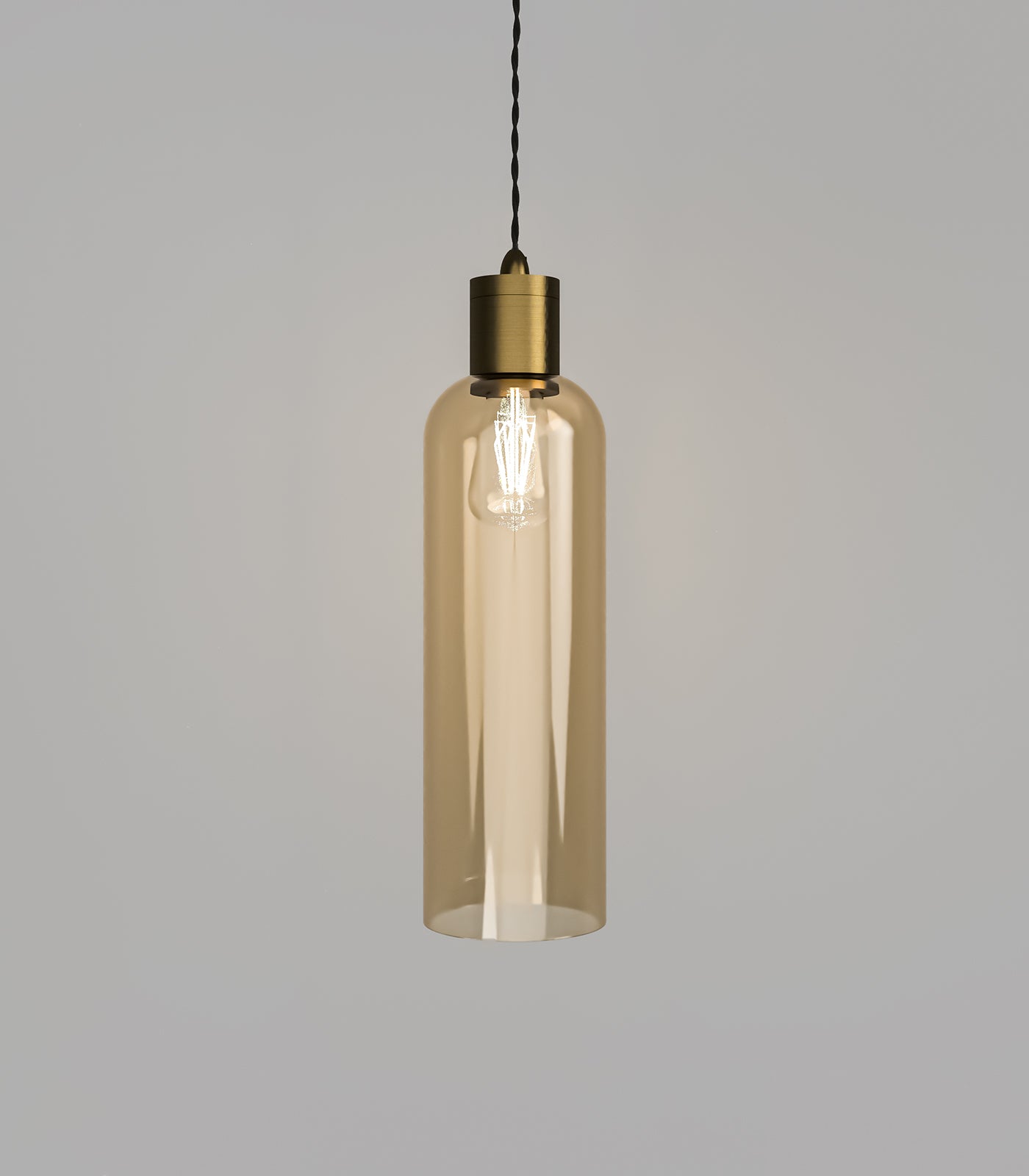 Lighting Republic Parlour Elong Interior Pendant Light Amber/ Clear/ White/ Smoked - LR.i02.25. + LR.A01.007.