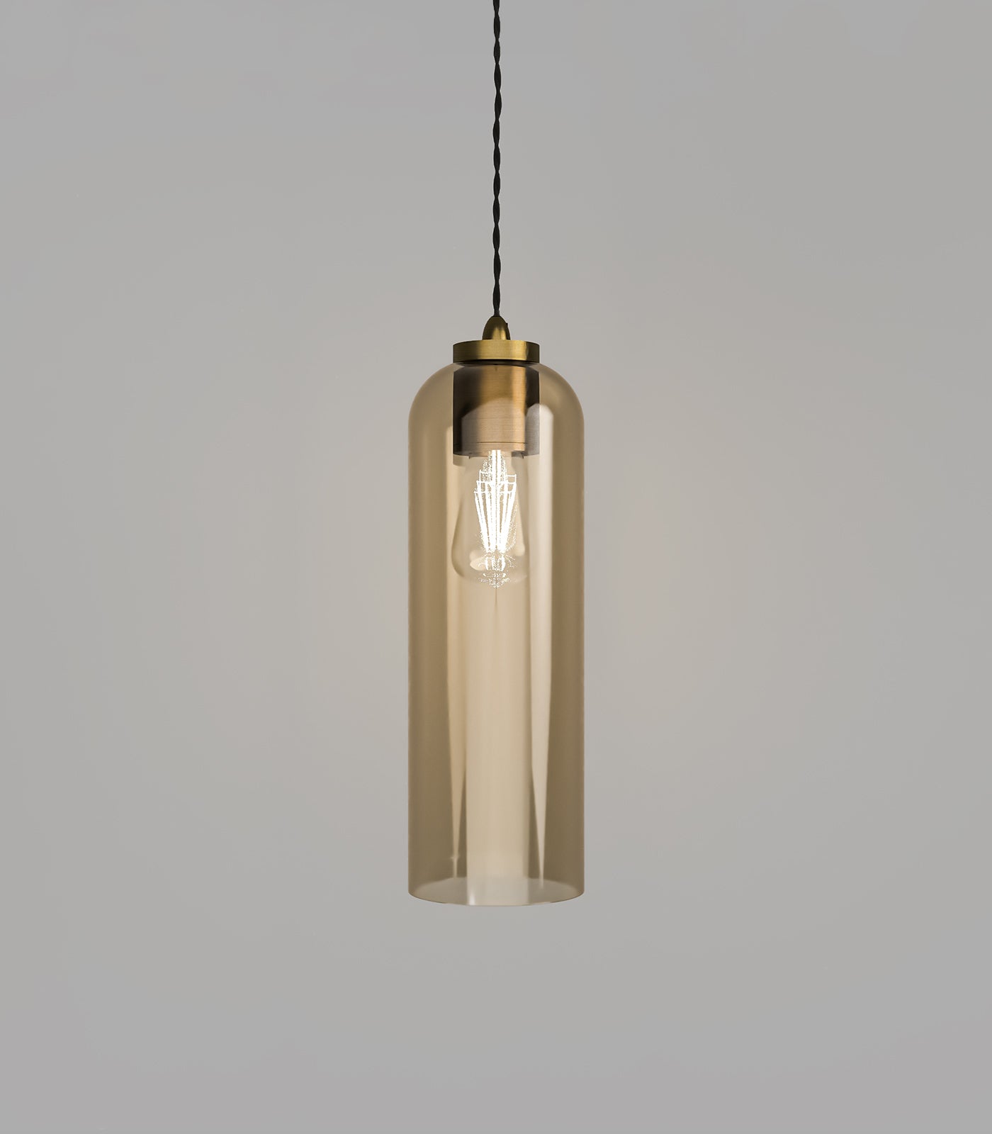 Lighting Republic Parlour Elong Interior Pendant Light Amber/ Clear/ White/ Smoked - LR.i02.25. + LR.A01.007.