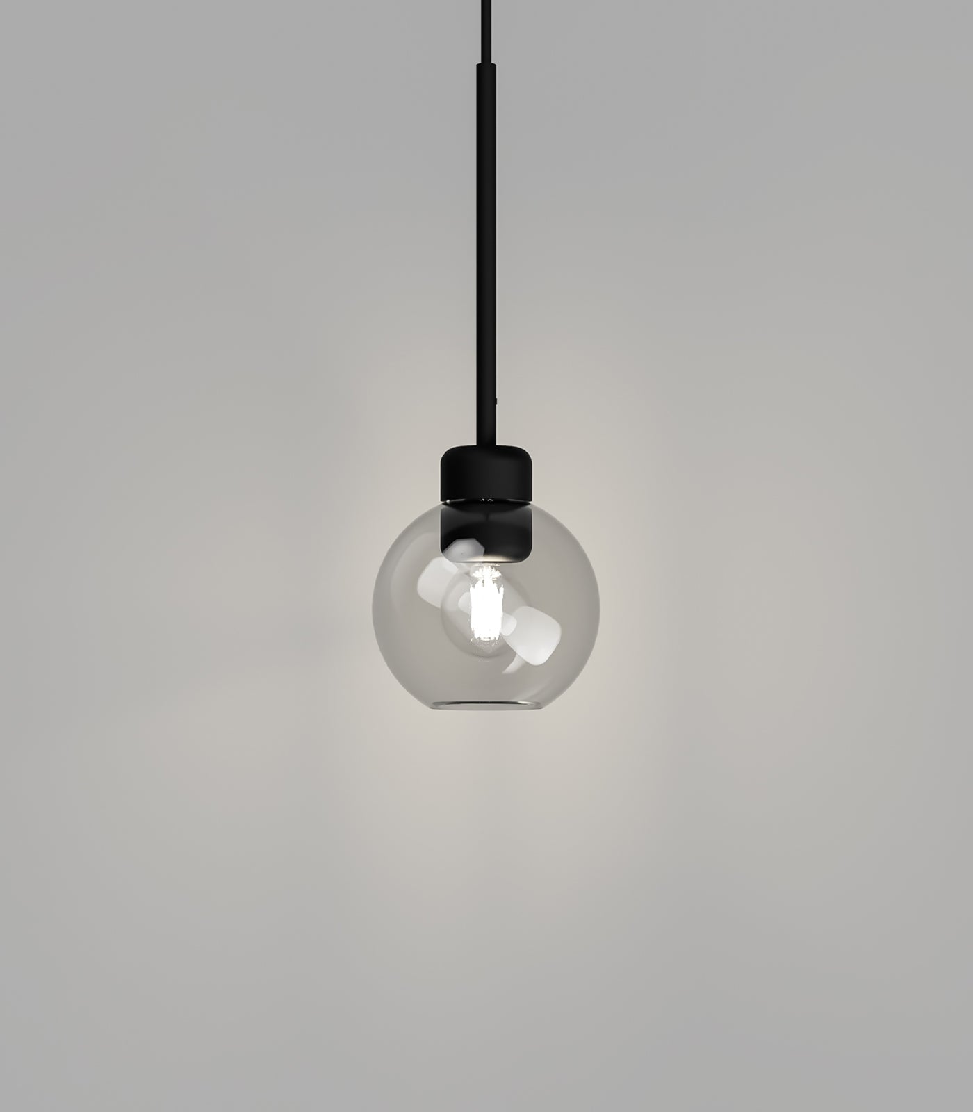 Lighting Republic Parlour Lite Sphere Interior Pendant Light Amber/ Clear/ White/ Smoke - LR.i02.26. + LR.A01.004.