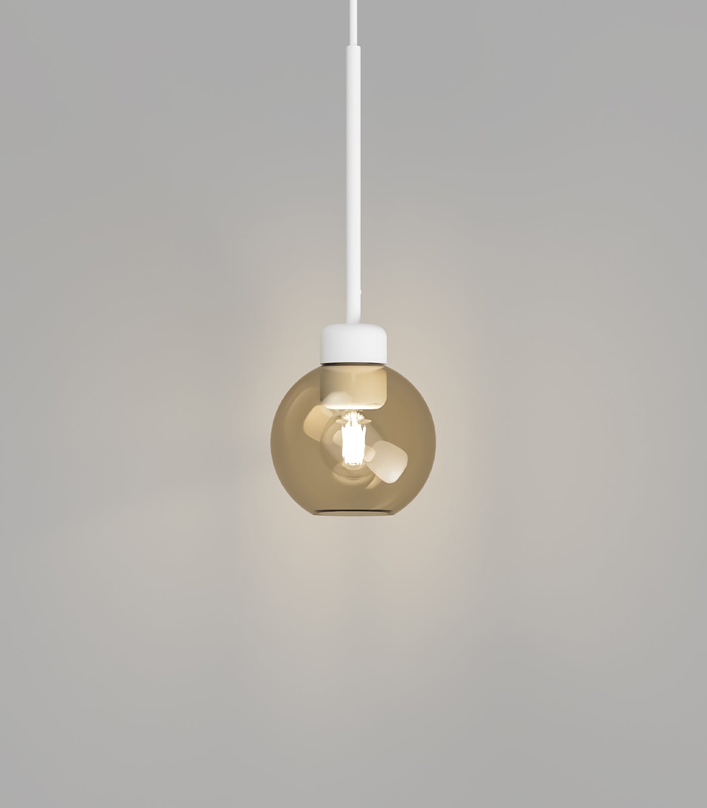 Lighting Republic Parlour Lite Sphere Interior Pendant Light Amber/ Clear/ White/ Smoke - LR.i02.26. + LR.A01.004.
