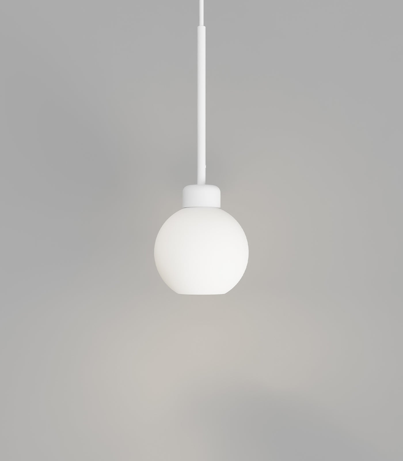 Lighting Republic Parlour Lite Sphere Interior Pendant Light Clear/ White- LR.i02.26. + LR.A01.004.