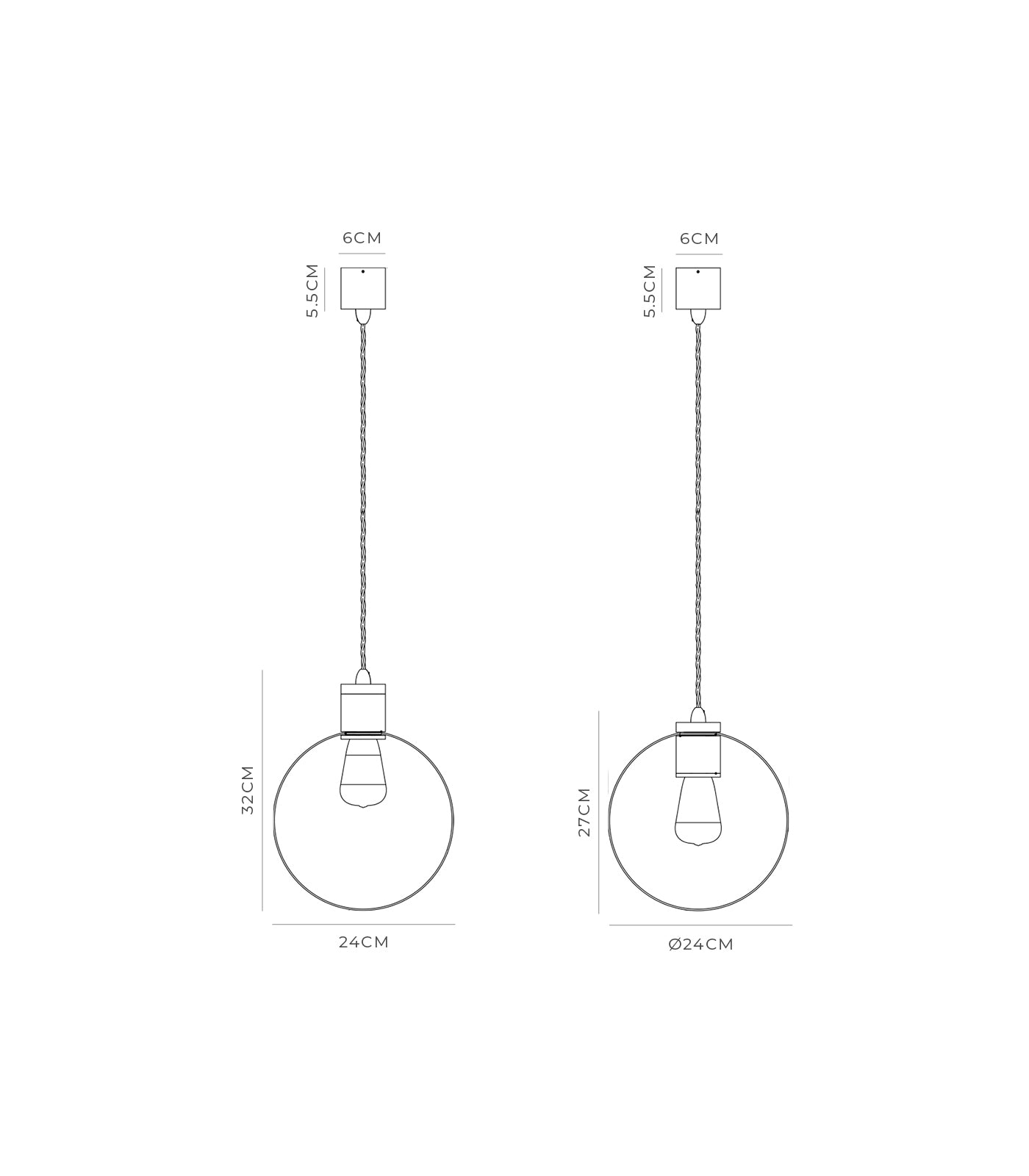 Lighting Republic Parlour Ring Interior Pendant Old Brass/ Iron - LR.i02.25.+ LR.A35.RNG. -Lighting Republic