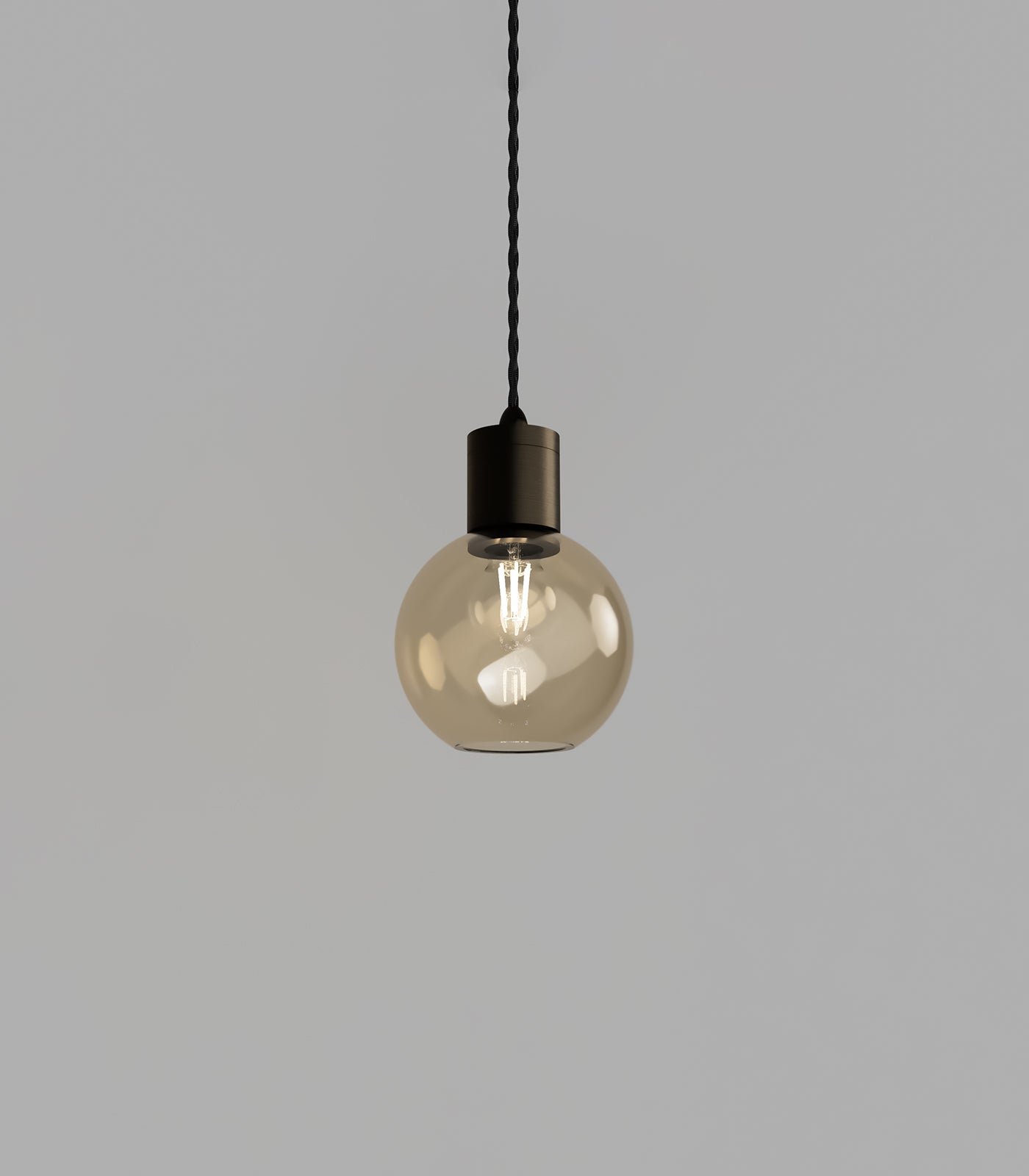 Lighting Republic Parlour Sphere Interior Pendant Amber/ Clear/ Smoke/ White - LR.i02.25. + LR.A01.004.