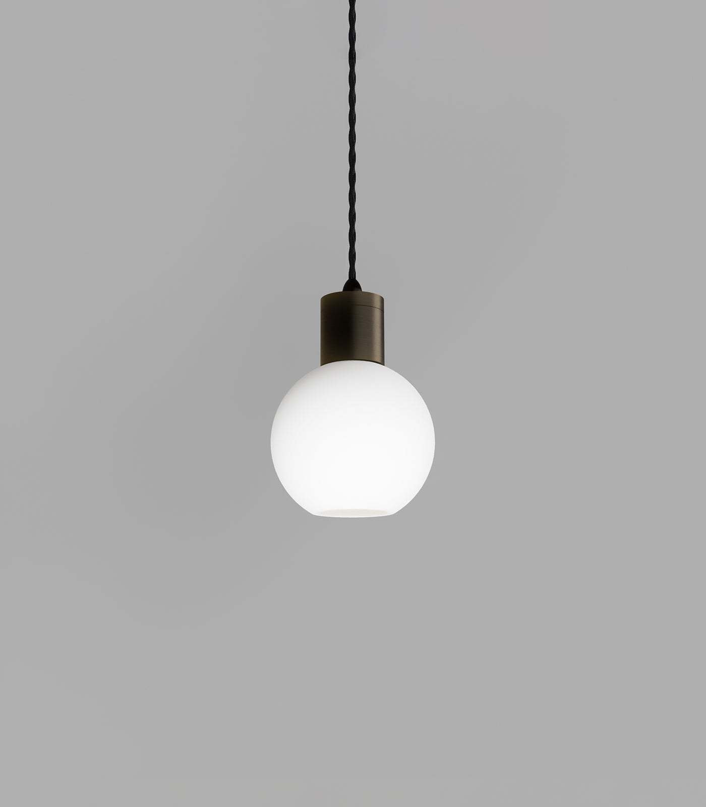 Lighting Republic Parlour Sphere Interior Pendant Clear/ White - LR.i02.25. + LR.A01.004.