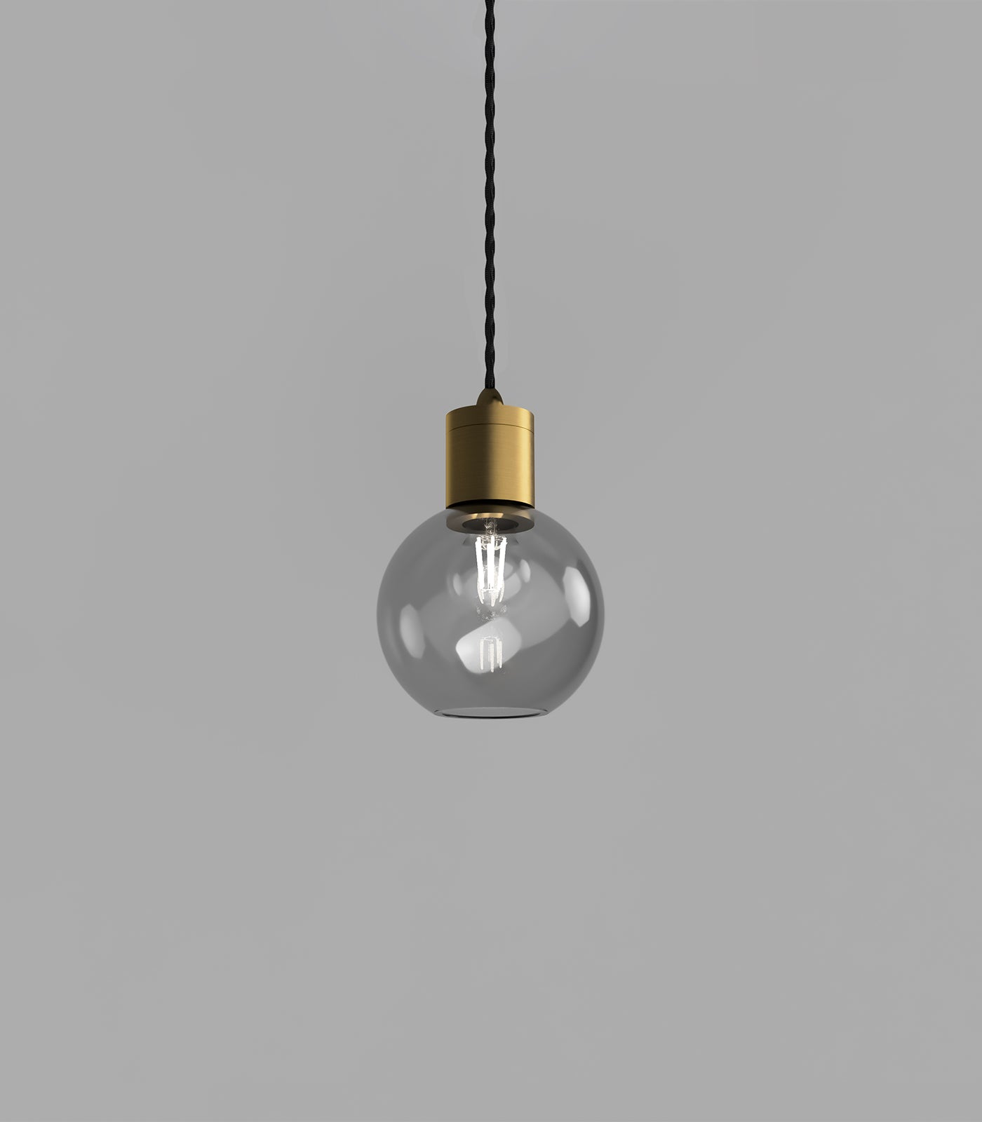 Lighting Republic Parlour Sphere Interior Pendant Amber/ Clear/ Smoke/ White - LR.i02.25. + LR.A01.004.