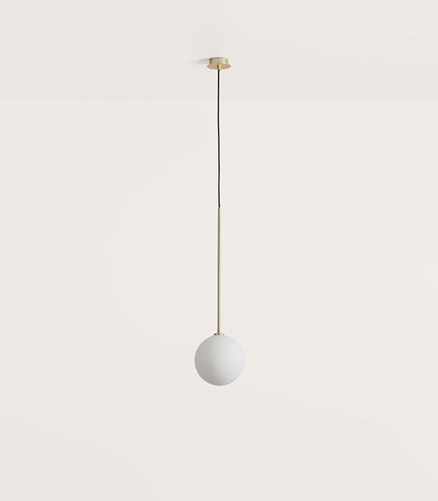 Aromas Ball Interior Pendants 2700K Matte Black/ Matte Brass 5W - ARO.BALL/P