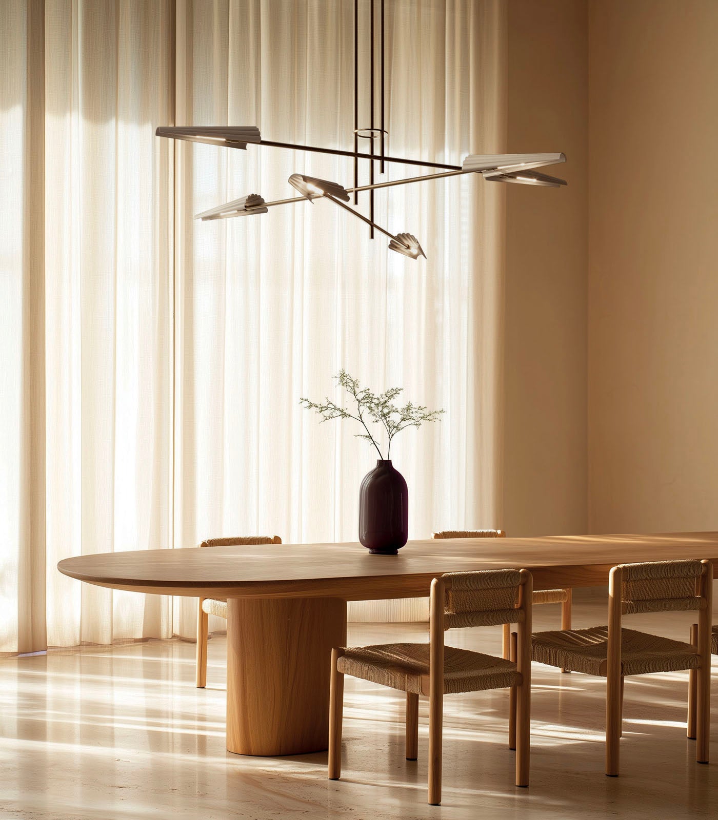 Aromas Bion Interior Pendants 2700K Aged Gold/ Matte Black/ Matte White - ARO.C1306/6