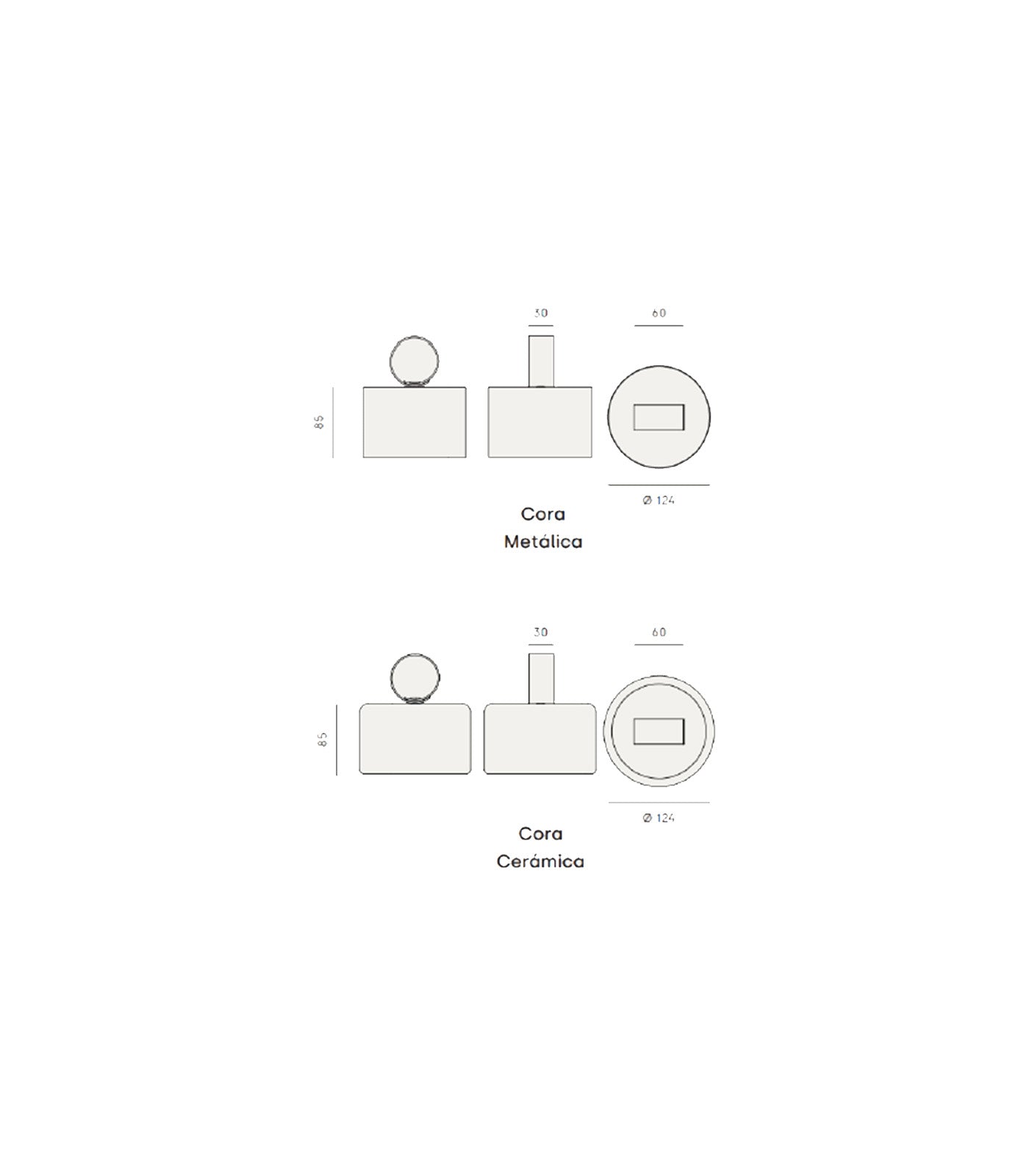 Aromas Cora O Interior Pendants 2700K Mexico Blue/ Pistachio/ Persimon 3W - ARO.CORA O/P