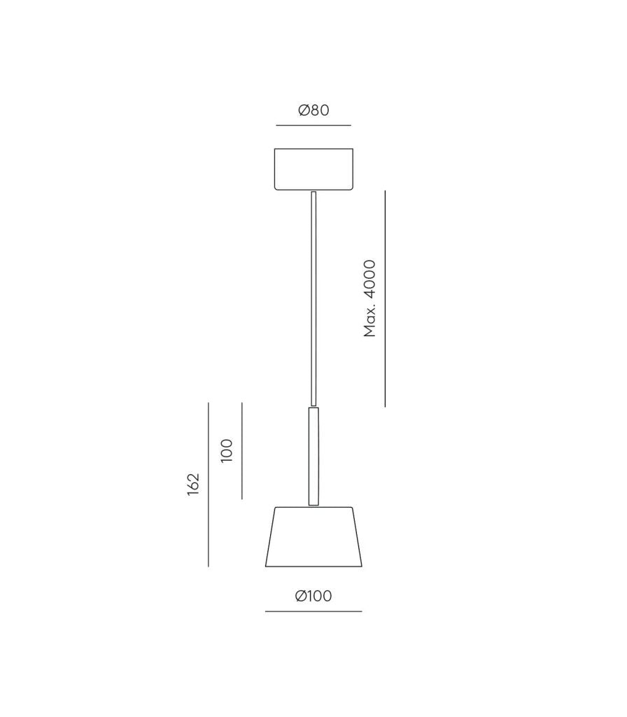 Aromas Nera Interior Pendants 3000K Matte Black 8W - ARO.C1229