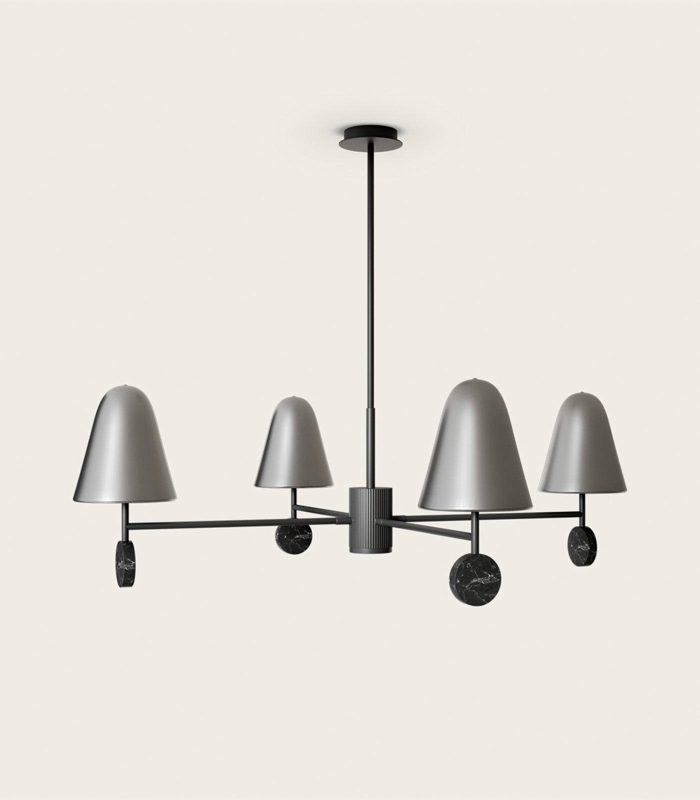 Aromas Stor 4lt Interior Pendants 2700K Brown/ Black/ Travertine/ White/ Green 9W- ARO.STOR 4/P