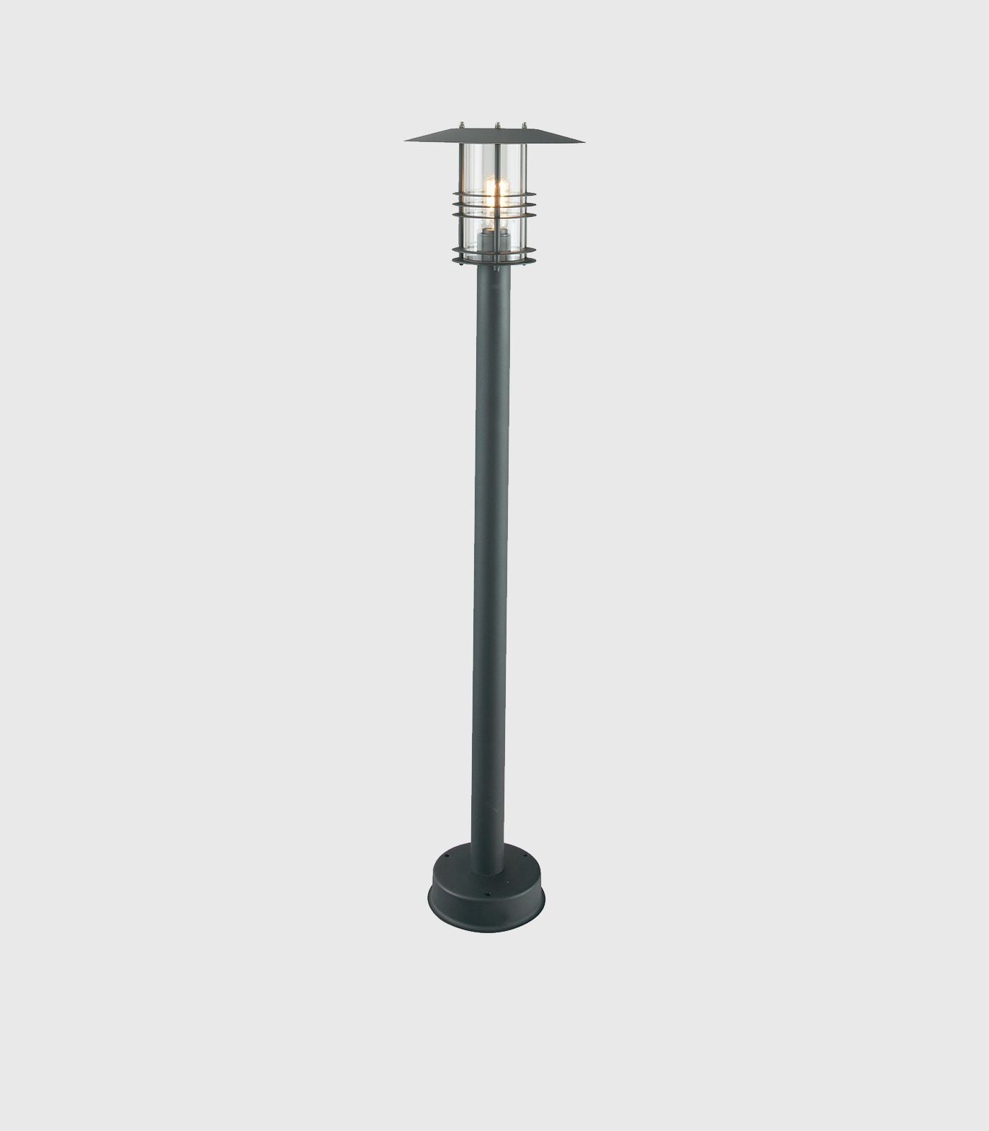 Norlys Stockholm Pillar LED Flood Light Black/ Galvanized Steel IP54 - NLYS.284, NLYS.287, NLYS.285