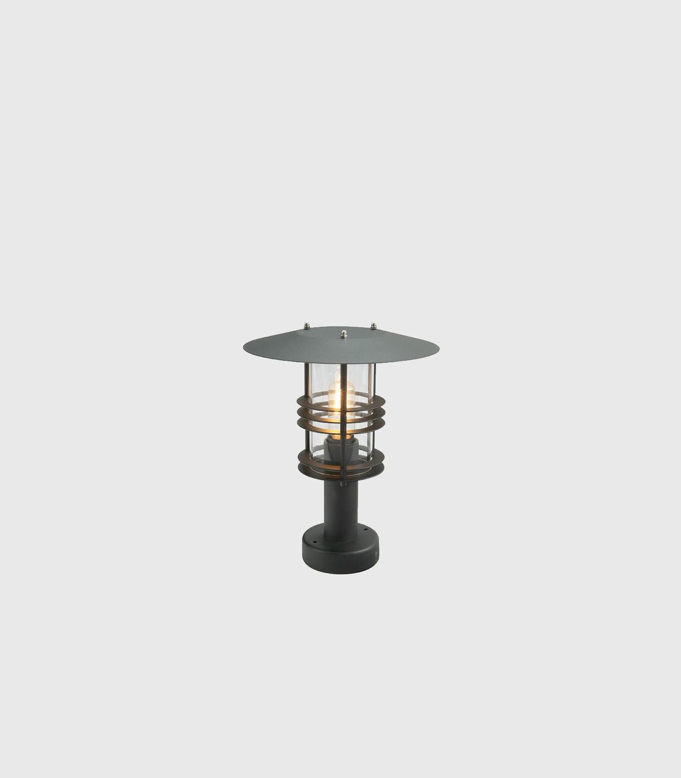 Norlys Stockholm Pillar LED Flood Light Black/ Galvanized Steel IP54 - NLYS.284, NLYS.287, NLYS.285