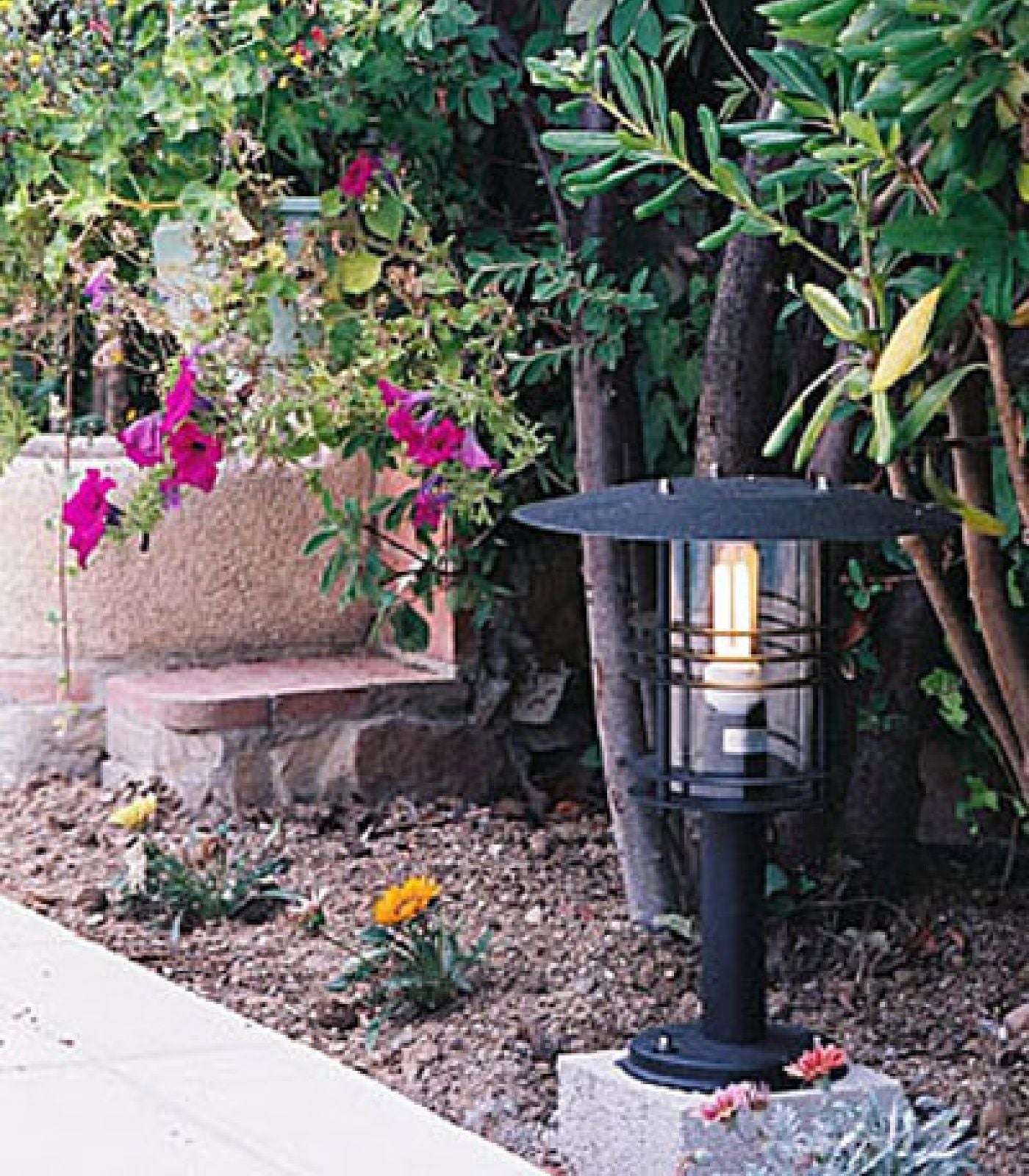 Norlys Stockholm Pillar LED Flood Light Black/ Galvanized Steel IP54 - NLYS.284, NLYS.287, NLYS.285