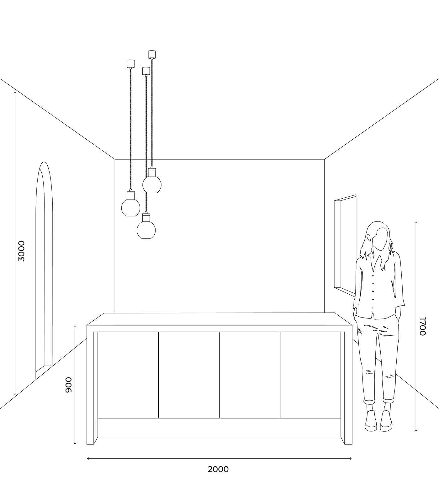 Lighting Republic Parlour Sphere Interior Pendant Amber/ Clear/ Smoke/ White - LR.i02.25. + LR.A01.004.