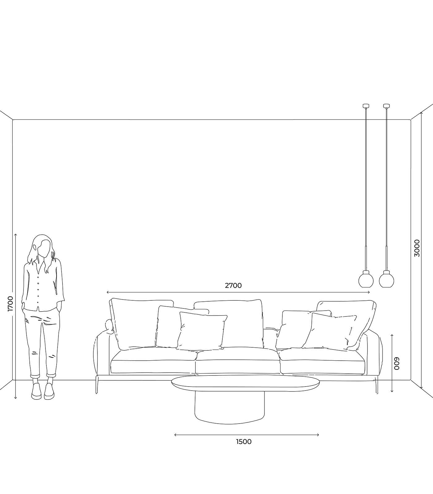 Lighting Republic Parlour Lite Sphere Interior Pendant Light Amber/ Clear/ White/ Smoke - LR.i02.26. + LR.A01.004.