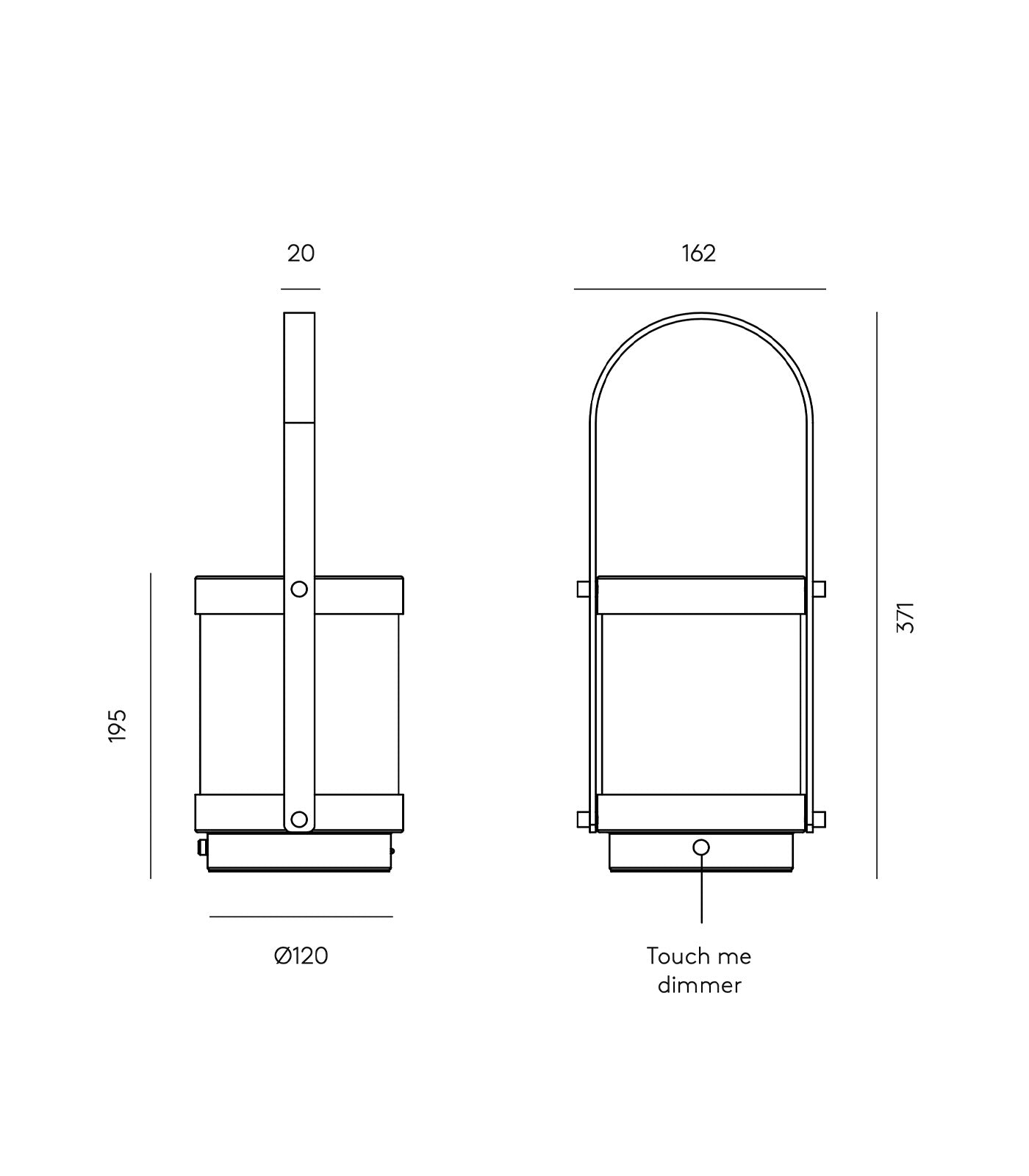 Aromas Bally Table Lamp 3000K Matte Black/Brown 5W - ARO.S1305