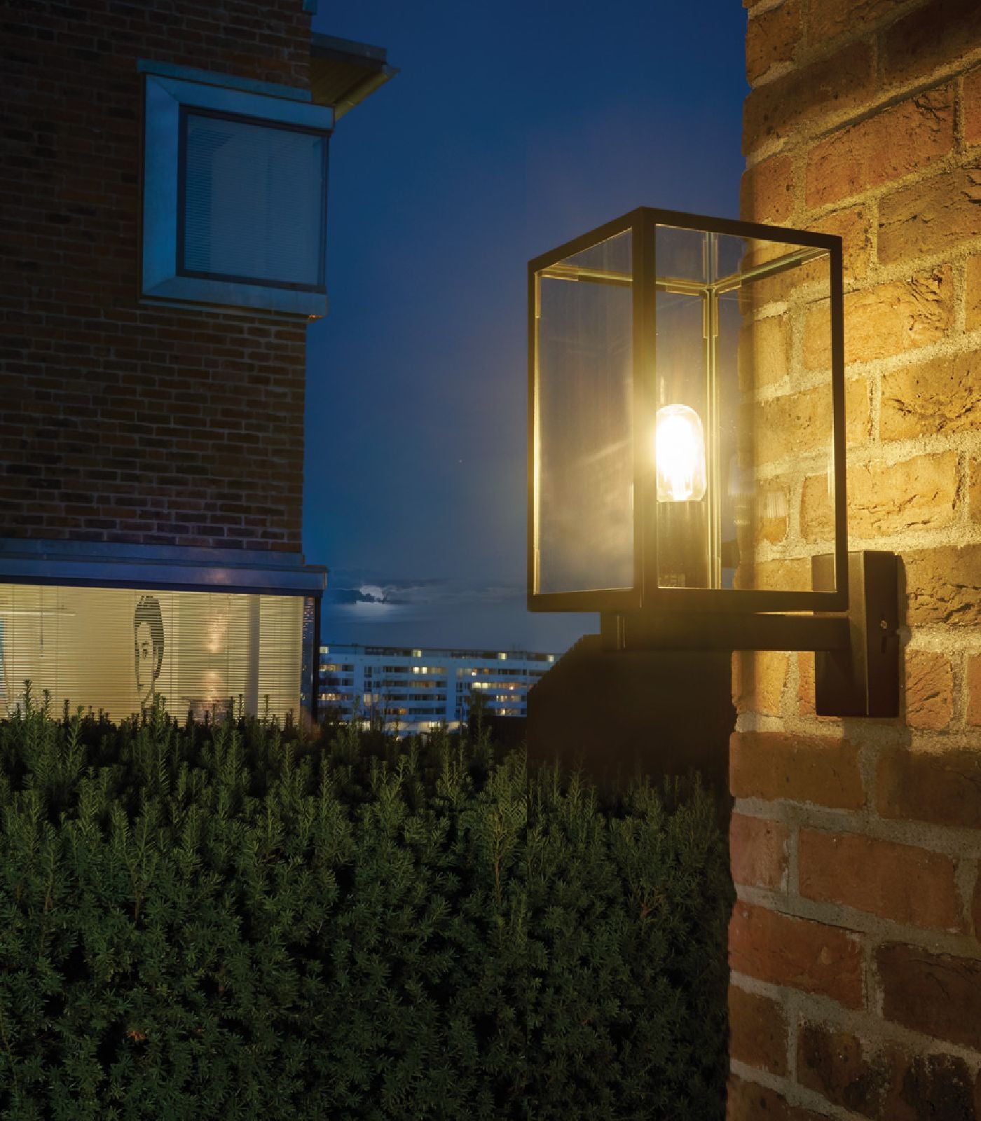 Norlys Lofoten Arm Clear Exterior Wall Lights Black IP44 - NLYS.1943B